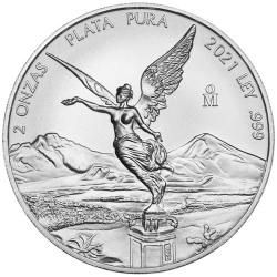 Buy 2021 2 oz Mexican Mint Libertad Silver Coin