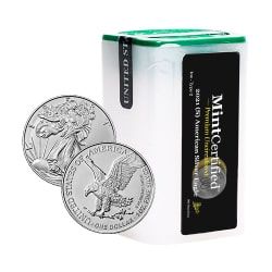 2021 San Francisco American Silver Eagle Roll | MintCertified™ (Type 2)