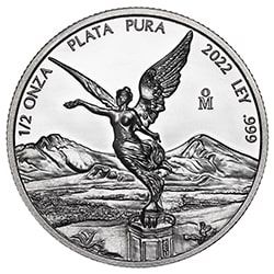 2022 1/2 oz MX Silver Libertad Proof Coins