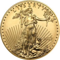 Buy 2022 1/2 oz American Gold Eagle Coins - Lowest Price Online