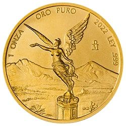 2022 1 oz Mexican Gold Libertad Coin (BU)