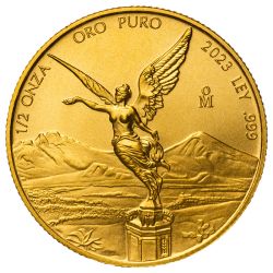 2023 1/2 oz Mexican Gold Libertad Coin BU