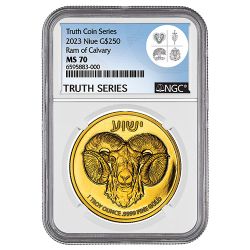 2023 NGC PF-70 1 oz Ram of Calvary Proof Gold Coin