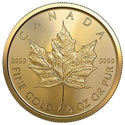 2023 RC Gold Maple 1/2 oz Coin - Reverse