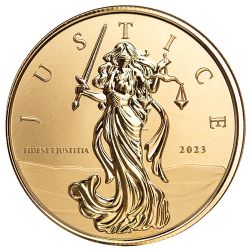 2023 1 oz Lady Justice Gold Coin