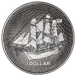 2023 1 oz HMS Bounty Silver Coin 