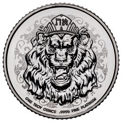 2024 1 oz Roaring Lion Reverse Proof Platinum Coin w/ Box and COA