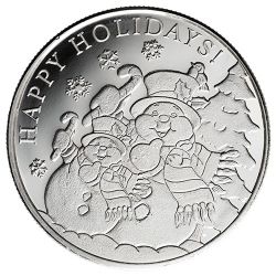 2024 1 oz Snowman Silver Round 2024 1 oz Snowman Silver Round