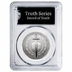 2024 PCGS PR-70 First Strike 1 oz Sword of Truth Reverse Proof Platinum Coin