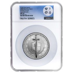 2024 NGC MS-70 Early Releases 5 oz Sword of Truth High Relief Silver Coin