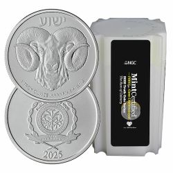 2025 1 oz Silver Ram of Calvary NGC & SD Bullion MintCertified™ First30 | Sealed Tube