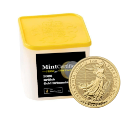 2026 Gold Britannia – NGC & SD Bullion MintCertified™ FIRST30™ | Sealed Tube of 10