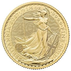 2027 1/4 oz Gold Britannia Coin BU 2027 1/4 oz Gold Britannia Coin BU