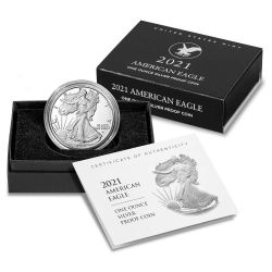 2021 Type 2 Proof American Silver Eagle Coin