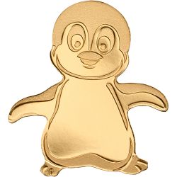 CIT Palau Gold Penguin 0.5 Gram Coin