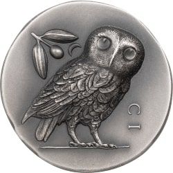 2021 1 oz Cook Islands Athena's Owl Silver Coin - Best Prices Online