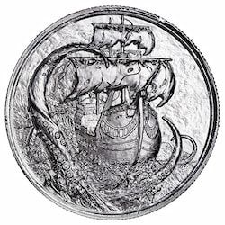 2 oz Privateer The Kraken Ultra High Relief Silver Round