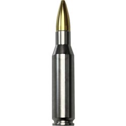 2 oz Silver Bullion Bullet .308 Caliber Replica (Gold & Rhodium Plated)