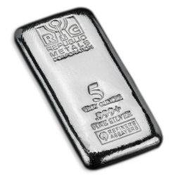 5 oz Republic Metals Silver Bar - Cast Bar