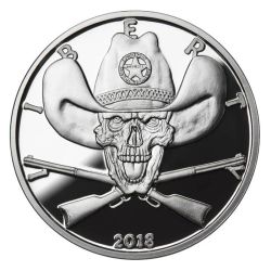 Sheriff Silver Proof 1 oz - American Skulls Series