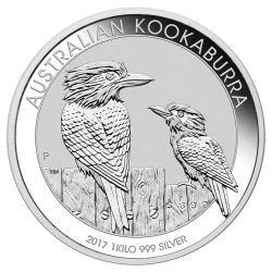 2017 1 Kilo Australian Kookaburra Silver Coin