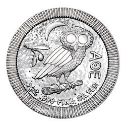 2017 Niue Athenian Owl Stackable Silver Coin 1 oz