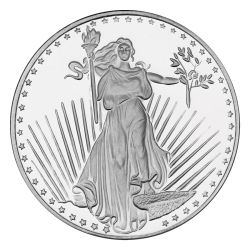 1 oz SilverTowne Saint Gaudens Silver Round