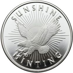 1/2 oz Silver Round Sunshine Mint Eagle
