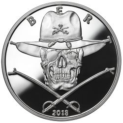 Cavalryman Silver Proof 1 oz - American Skulls Series