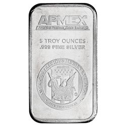 APMEX 5 oz Silver Bar
