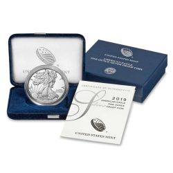 2019-S 1 oz American Silver Eagle Proof Coin w/Box & COA