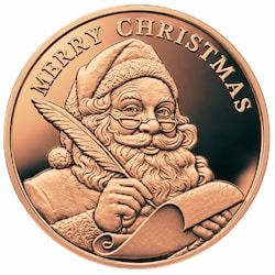 2026 1 oz Santa's List Copper Round
