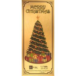 1/10 Gram Gold Aurum Christmas Tree Note (24K)