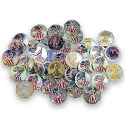 Colorized American Silver Eagles 1oz