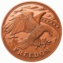 5 oz SD Bullion Copper Freedom Round