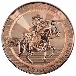 1 oz The Rifleman Copper Round - Cowboy Series