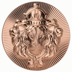 1 oz Scottsdale Lion Copper Stacker Round
