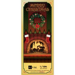 1/10 Gram Gold Aurum Christmas Stocking Note - (24K)