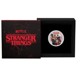 2026 1 oz Tuvalu Silver Stranger Things Friends Don't Lie Coin - Colored