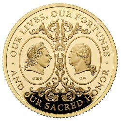 2025 1 oz British Two Georges Proof Gold Coin with Box & COA