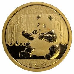 2017 3 Gram Chinese Gold Panda Coin BU