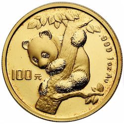 1996 1 oz Chinese Gold Panda Coin