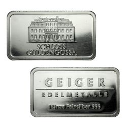 GE Silver 1 oz Rectangle Bar