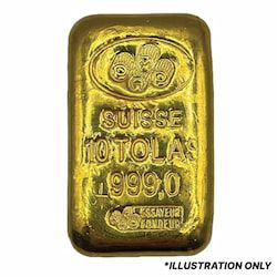 10 Tolas Gold Bar - Design Our Choice