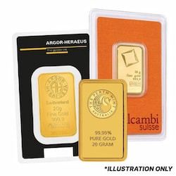 20 Gram Gold Bar - Design Our Choice