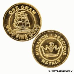 1 Gram Gold Round - Design Our Choice