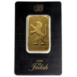 1 oz Lion of Judah Gold Bar In Assay 1 oz Lion of Judah Gold Bar In Assay