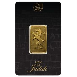 10-gram Lion of Judah Gold Bar In Assay