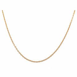 46 cm Nebü 22K Gold Bullion Round Cable Chain Necklace