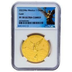 2022 1 oz NGC PF-70 Mexican Gold Libertad Proof Coin